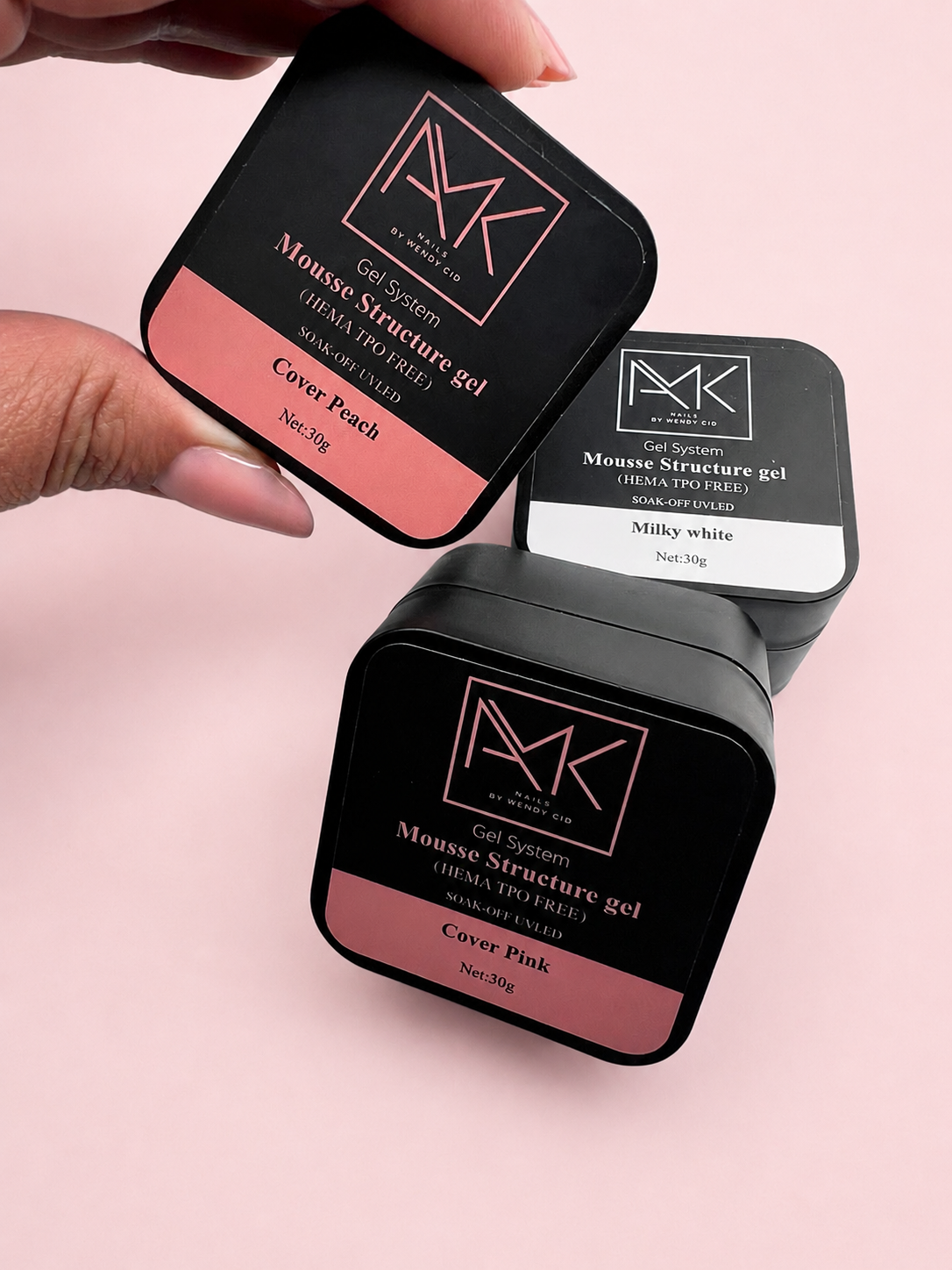 Mousse Structure Gel - SET DE 3 PIEZAS