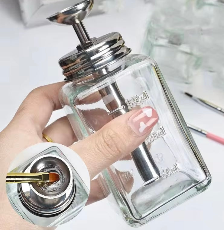 Nail Glass Pressure Bottle