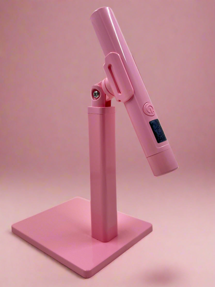 Portable mini lamp stand