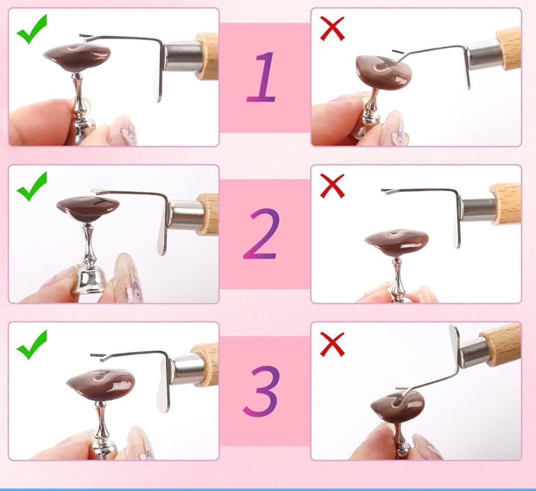 Heart shape magnet attachment piece -1pcs