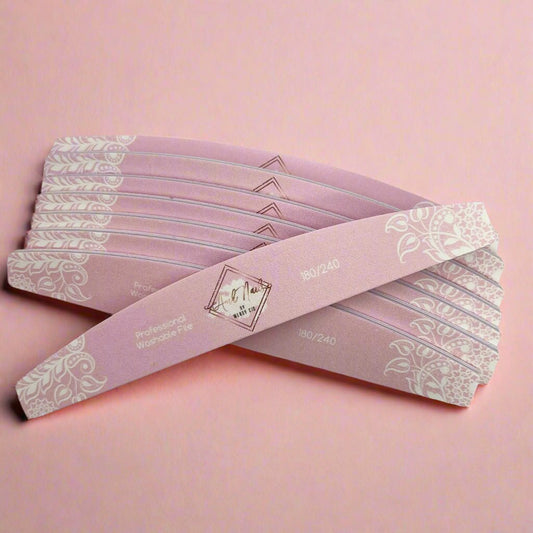 Pink File 180/240 (20pcs Pkg)