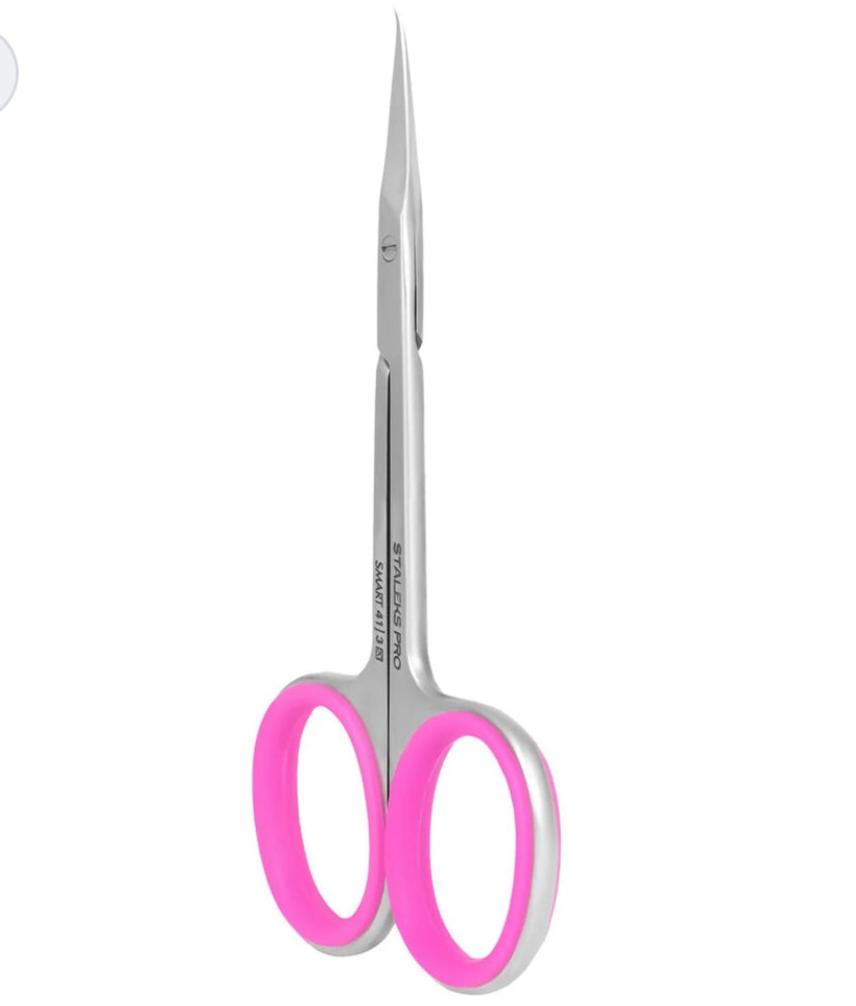 Staleks Pro Smart 41/3 Cuticle Scissors with hook