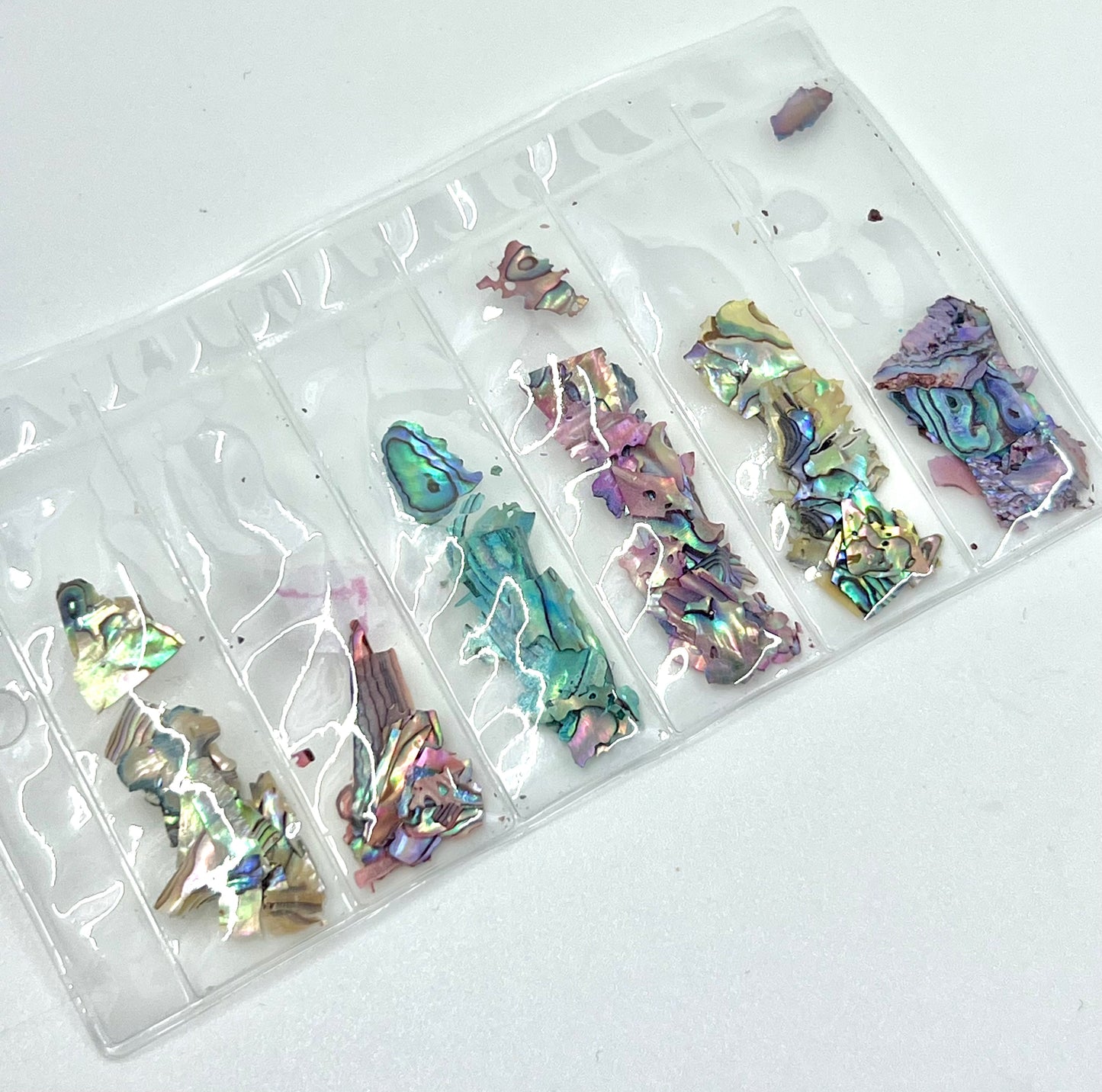 Nail art Abalone flakes