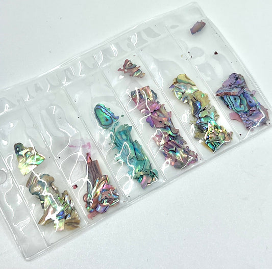 Nail art Abalone flakes